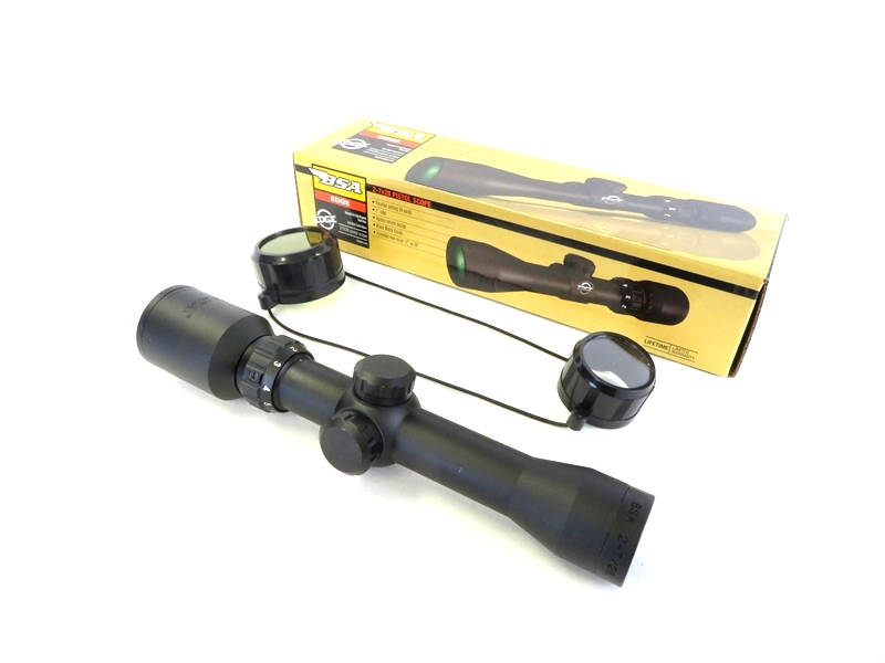 BSA製ピストルスコープ 2-7×28（実銃対応）正規品｜トイガン、ドット