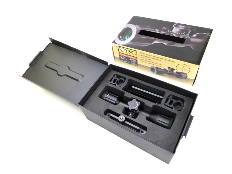 BSA製ステルスタクティカルスコープ STS4×32LE（実銃対応）正規品