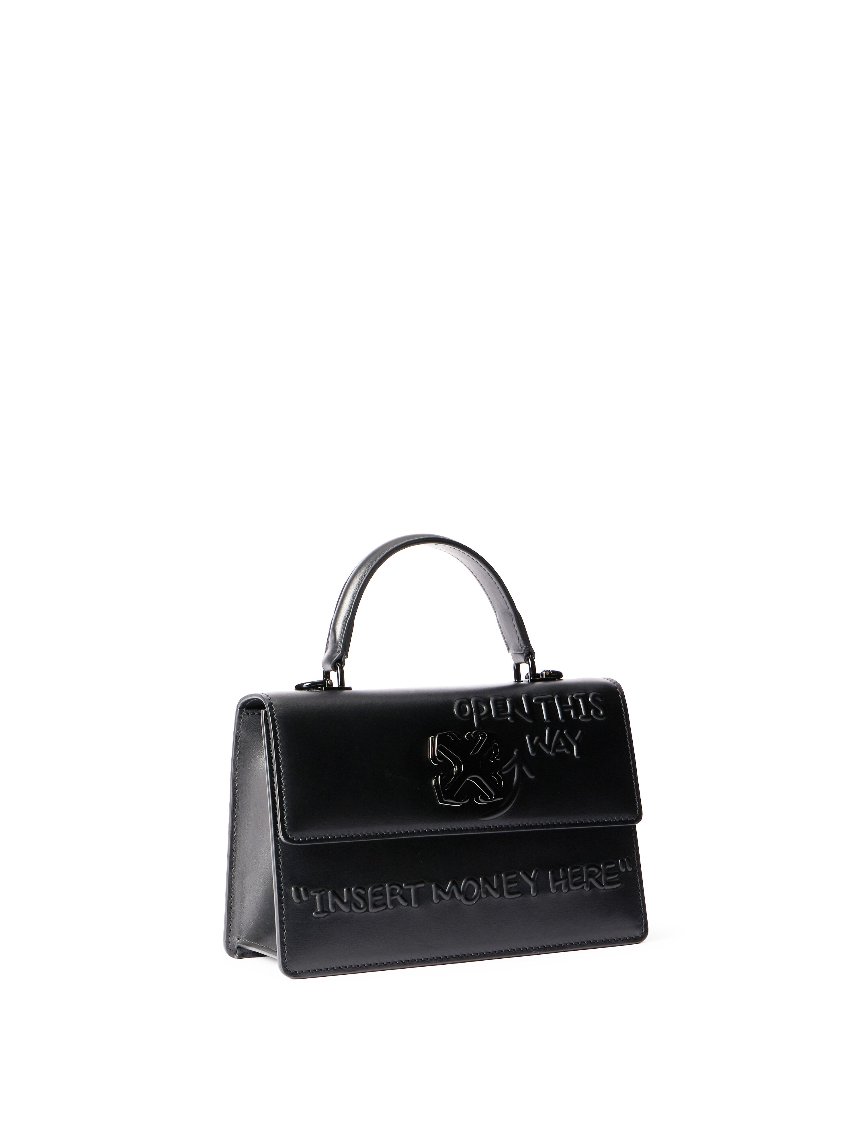 Jitney 1.4 Top Handle Bag in BLACK - BLACK for Women | Off-White™