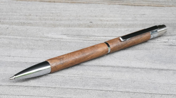 ◎ デュラクリック・スリム (ノック式ボールペン) クローム | つくる人