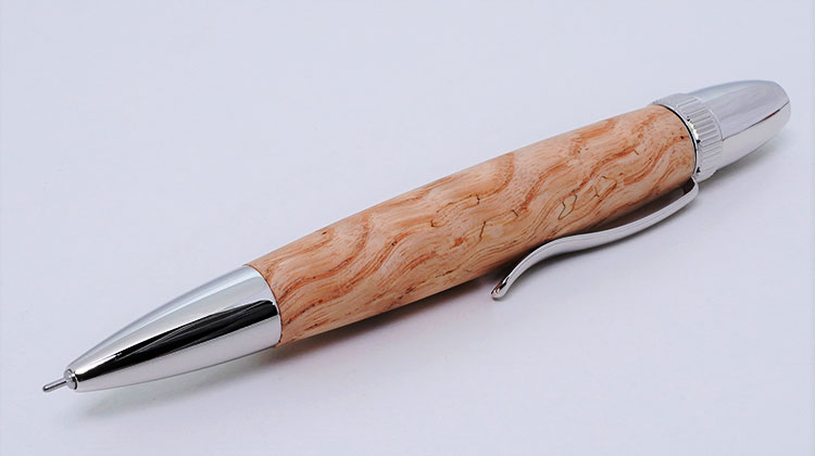 ◎ パトリオット（回転式ボールペン）ロジウム ニードルポイント【漢字