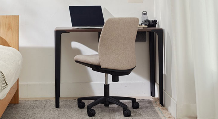 8CB5KA-FMU1 オカムラ ノームチェア 肘なし ライトグレーの通販