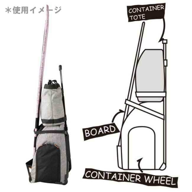 eb's エビス CONTAINER WHEEL & TOTE BAG セット ウィール付バック