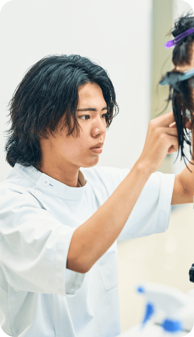 美容師科 | 大竹高等専修学校 | 東京の調理師・美容師の高校