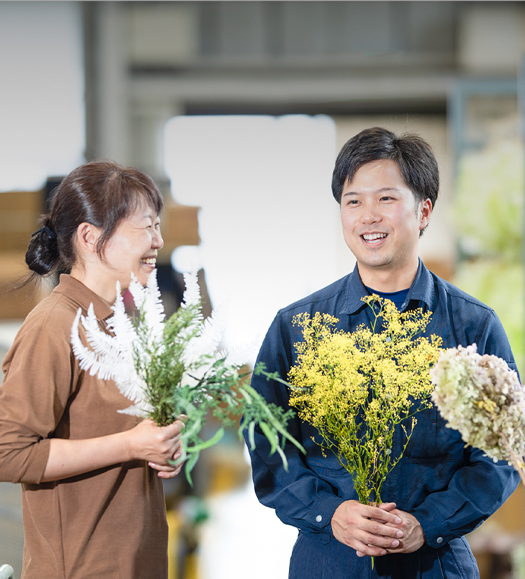 プリザーブドフラワー&ドライフラワー｜株式会社大地農園