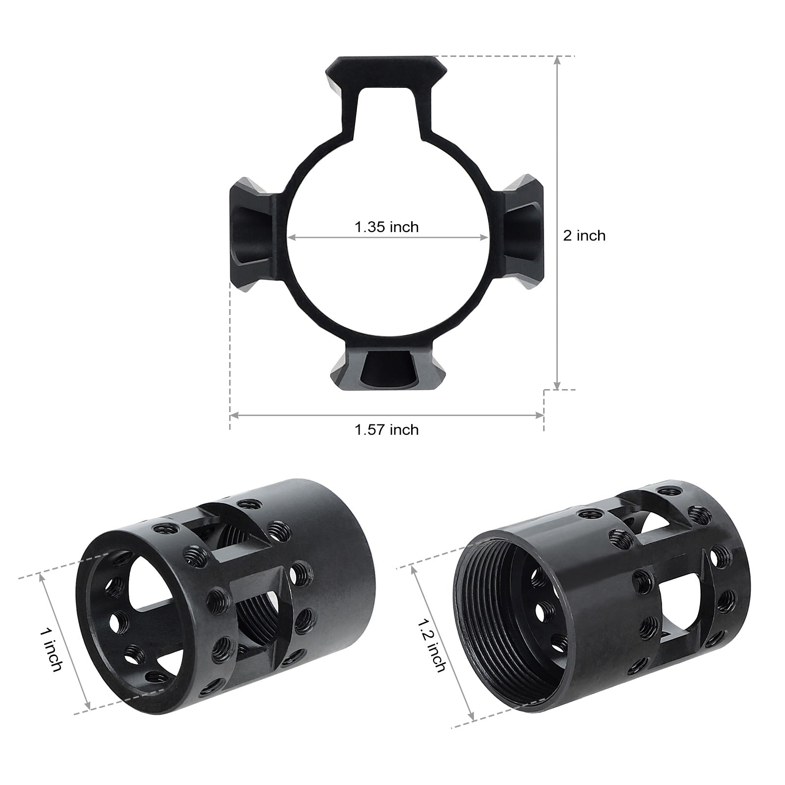 ohhunt® Gen2 AR15 ジャベリンハンドガード M-LOK フリーフロート