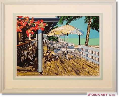 鈴木英人 SEA SIDE BAR | 絵画など美術品の販売と買取 | 東京・銀座