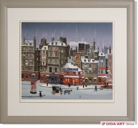 ドラクロワ 雪の街角 | 絵画など美術品の販売と買取 | 東京・銀座 おい