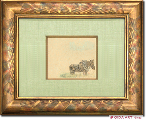 坂本繁二郎 馬 | 絵画など美術品の販売と買取 | 東京・銀座 おいだ美術