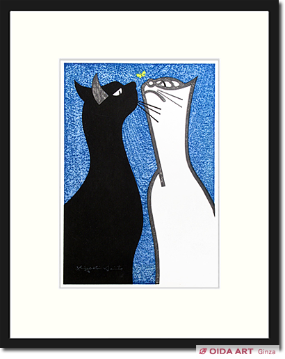 斎藤清 凝視(黄蝶) サインあり | 絵画など美術品の販売と買取 | 東京