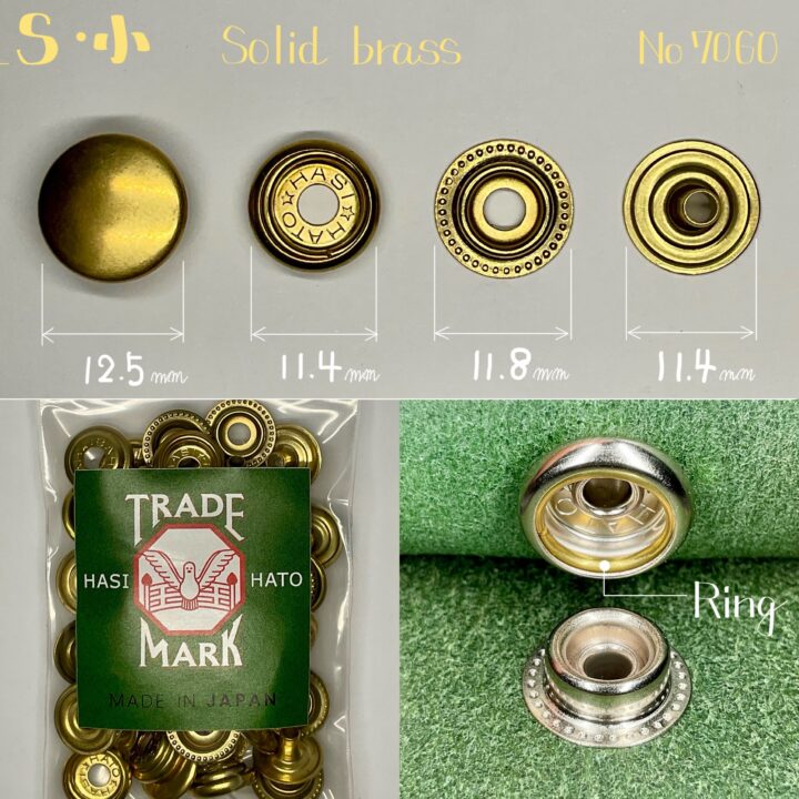 ジャンパーホック (小/ No.7060) 真鍮無垢【HASI HATO】｜製品紹介