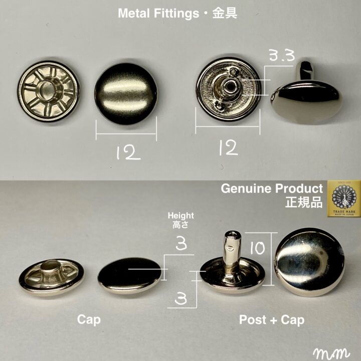 Hand Press Die (Double Cap Rivets XL 12mm)【Peacock】 | Item list