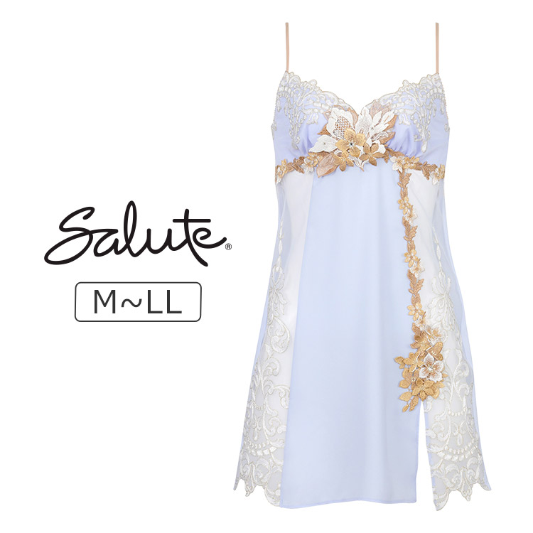 STJ202｜ワコール サルート 02G スリップ M/L/LL 下着・ランジェリーの