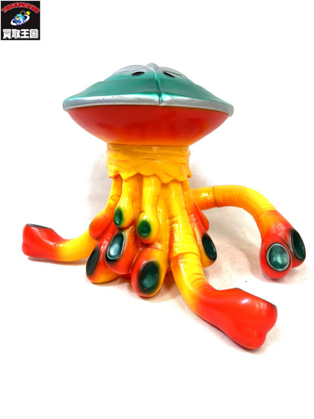 ソフビシリーズ 怪獣郷 円盤生物 アブソーバ（イエロー） ウルトラマン