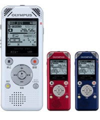 オリンパス ニュースリリース： 新開発マイク採用。microSDカード対応