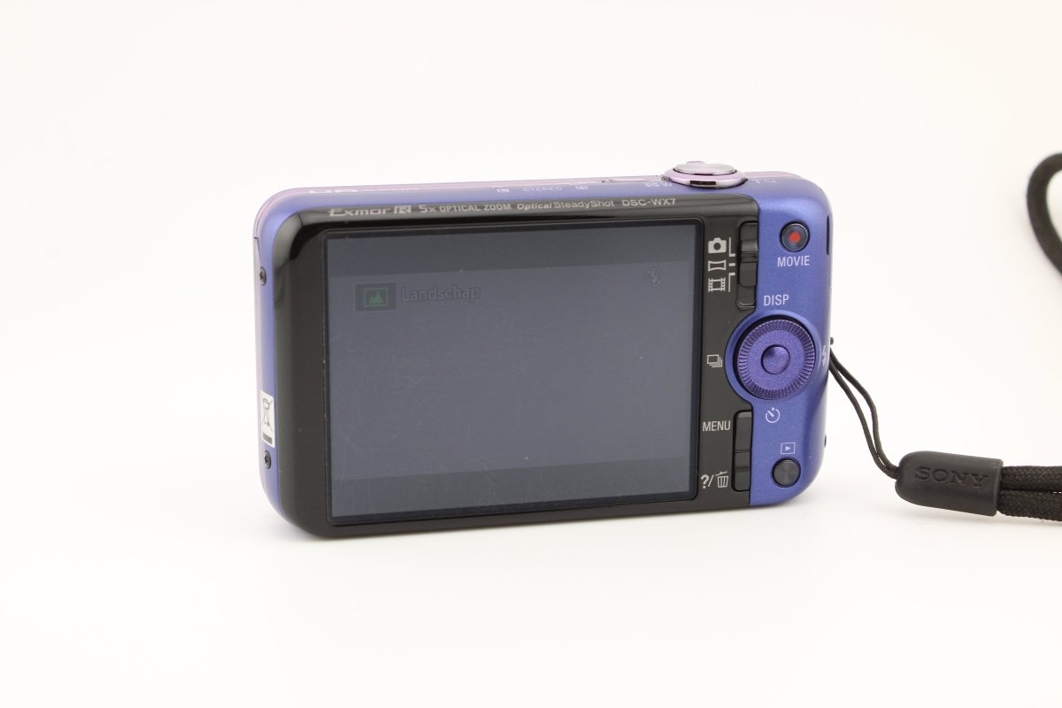 Sony Cyber-Shot DSC-WX7 Blue/Purple (#3768) - OldCamsByJens
