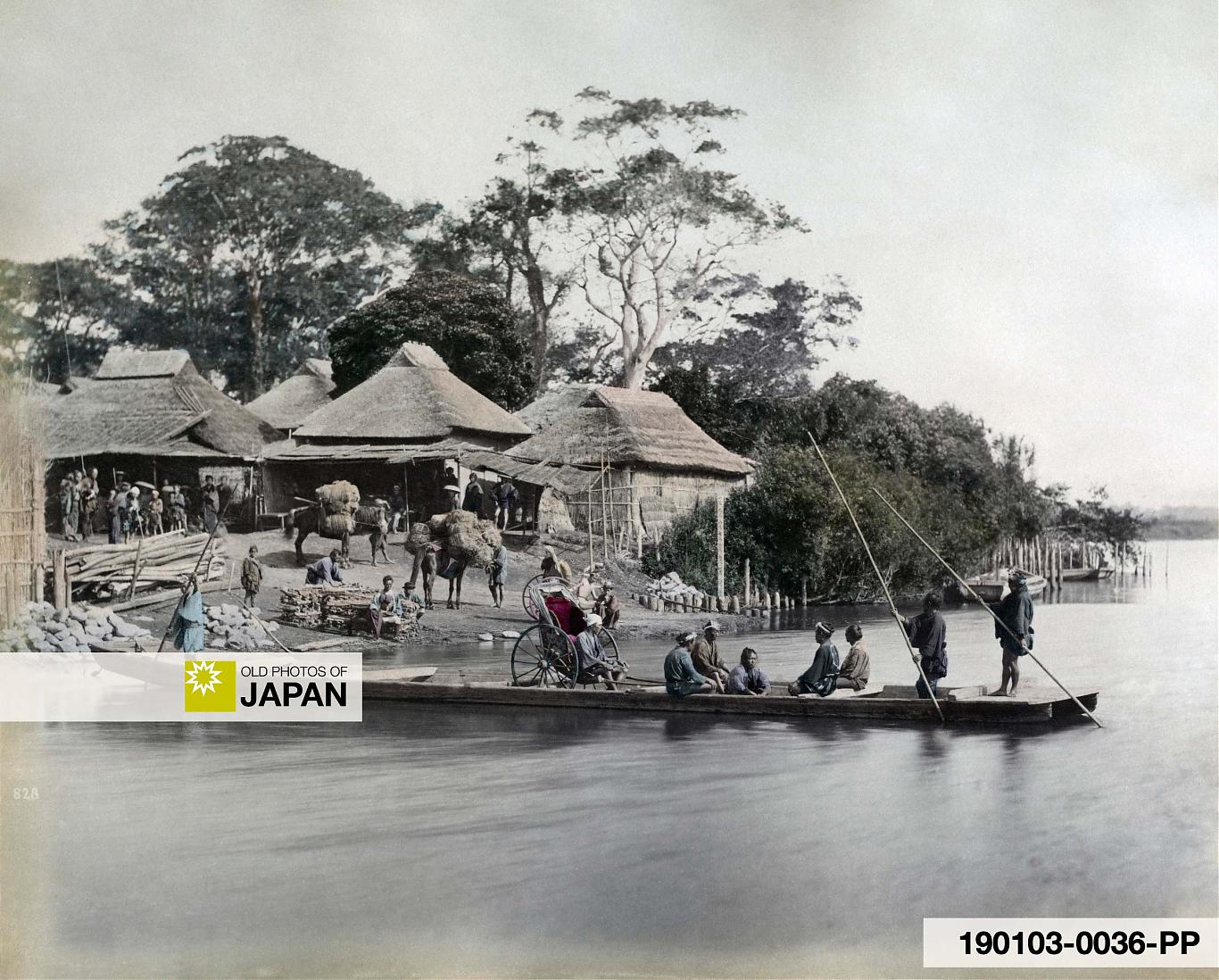 Kawasaki 1870s • Crossing Japan's 'Raging Rivers' | OLD PHOTOS of