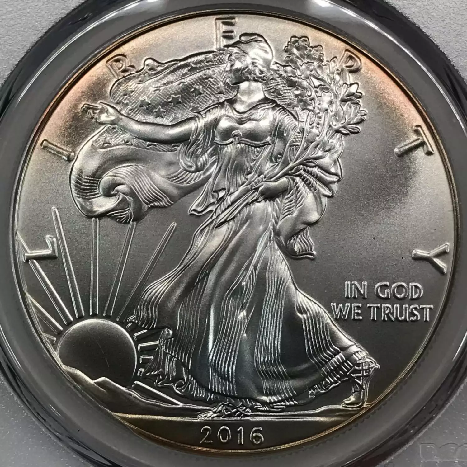 2016 Silver Eagle PCGS MS-70 30th Anniversary First Strike - Old