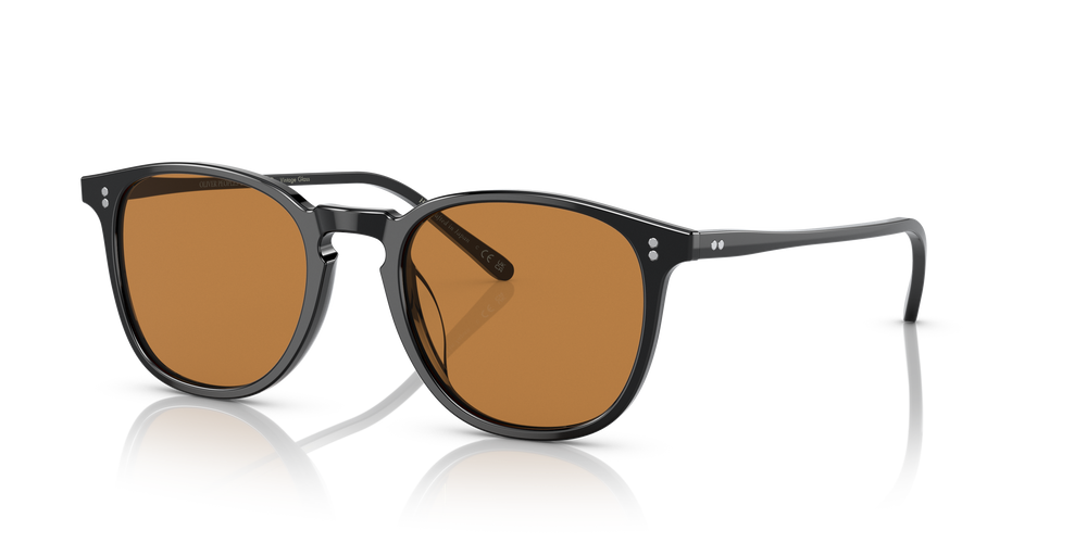 Oliver Peoples Finley 1993 Sun with Black frame and Cognac lenses