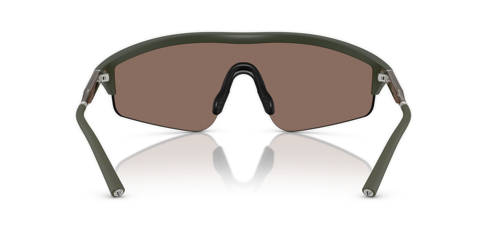 Oliver Peoples R-7 with Semi-Matte Green Smoke frame and Sierra