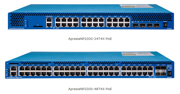 給電機能付きのスイッチングハブを新たに販売開始【APRESIA Systems