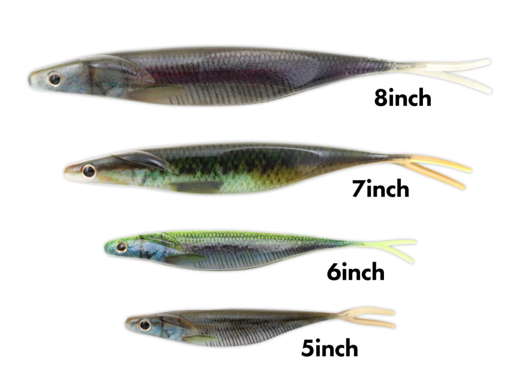 Sakamata Shad Real — New Sizes 5”, 7”, and 8” Released - OPTIMUM BAITS