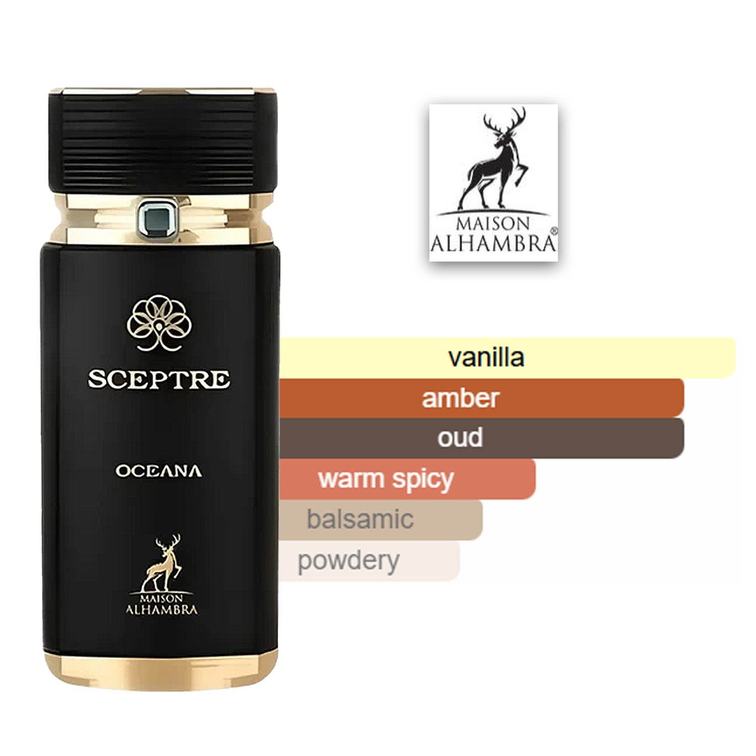 Sceptre Oceana 100ml EDP by Maison Alhambra – Opulensi.com