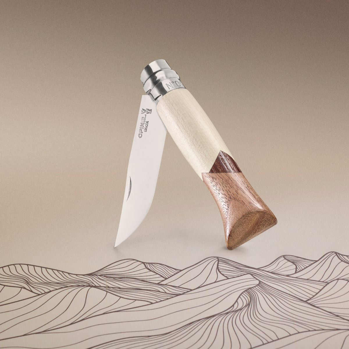 Opinel | No.09 Stainless Steel Folding Knife - Cime - OPINEL USA