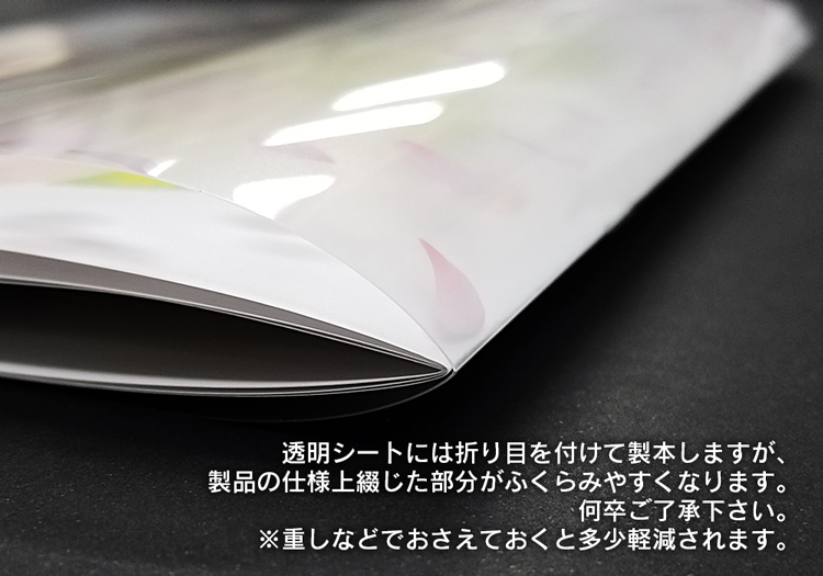 クリア表紙中綴じセット | 冊子印刷 | 同人誌印刷と同人グッズ印刷なら