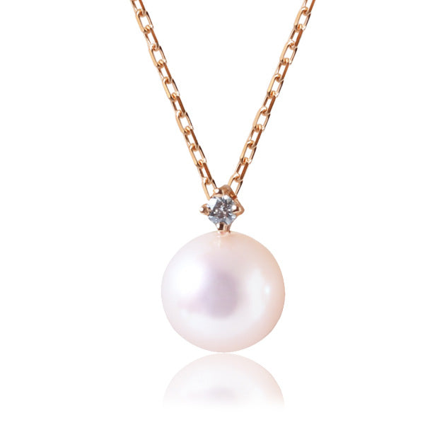 K18/Pt「アコヤ 一粒 パール ミニ」ネックレス｜【オレフィーチェ】Orefice