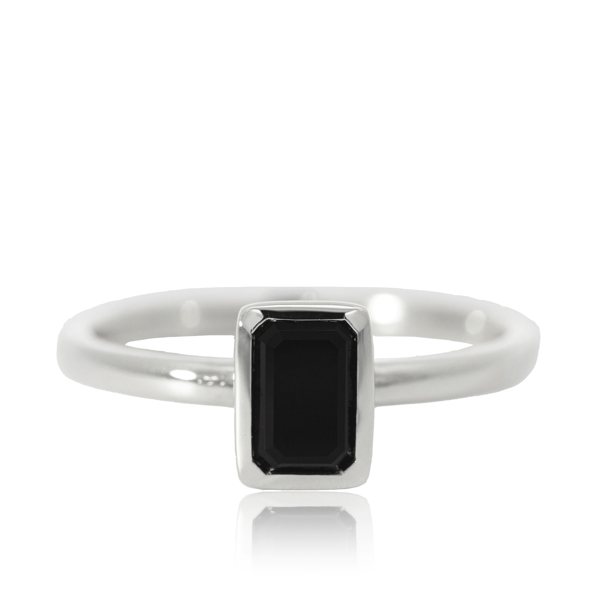 K18/Pt「ブラックオニキス セーラ」リング｜【オレフィーチェ】Orefice