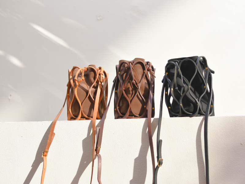 ワイオミング ハニカム巾着バッグ | Organ＜オルガン＞