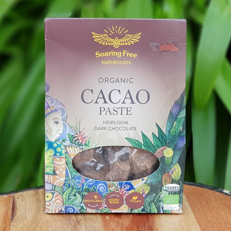 Organic Cacao Paste (Soaring Free Superfoods) | Organic Choice