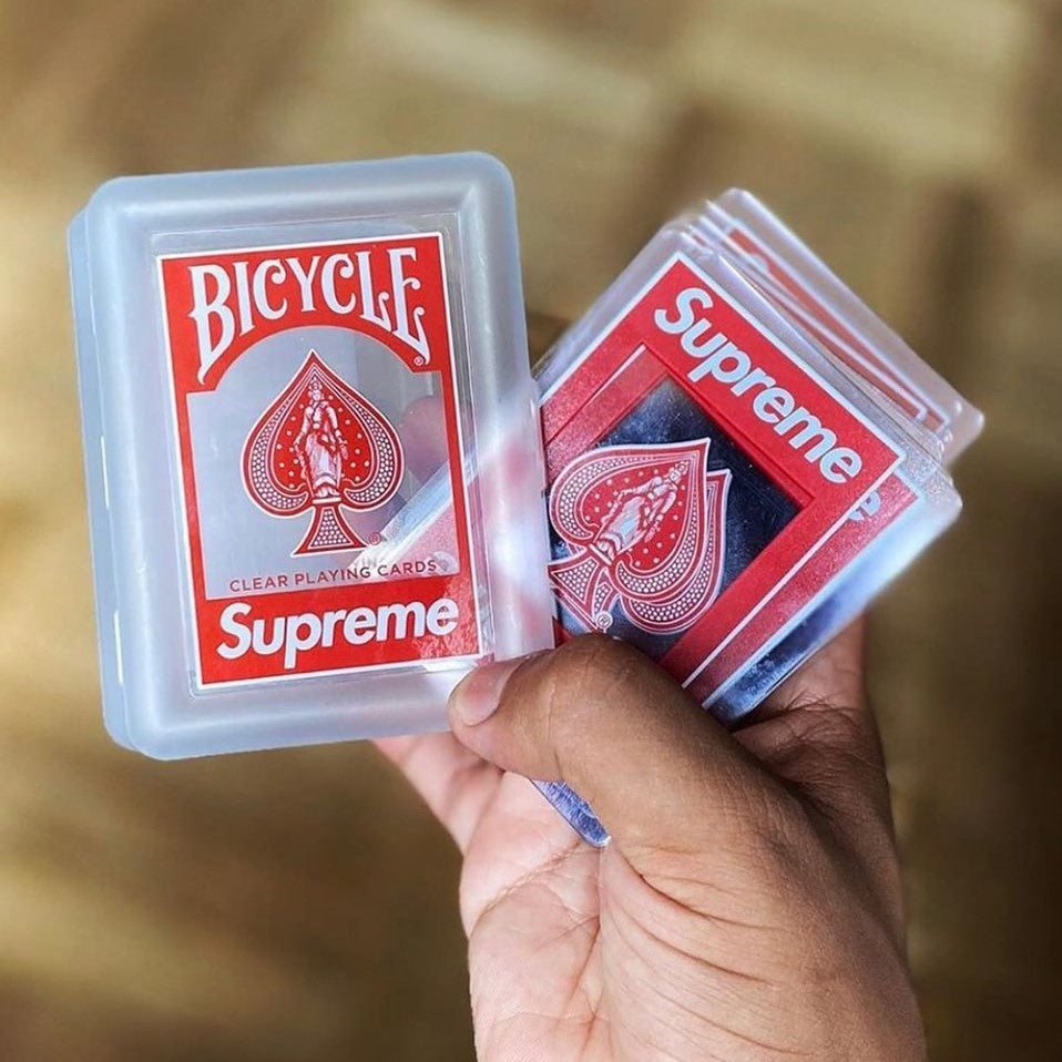 Buy Supreme Bicycle Clear Playing Poker Card Deck online in