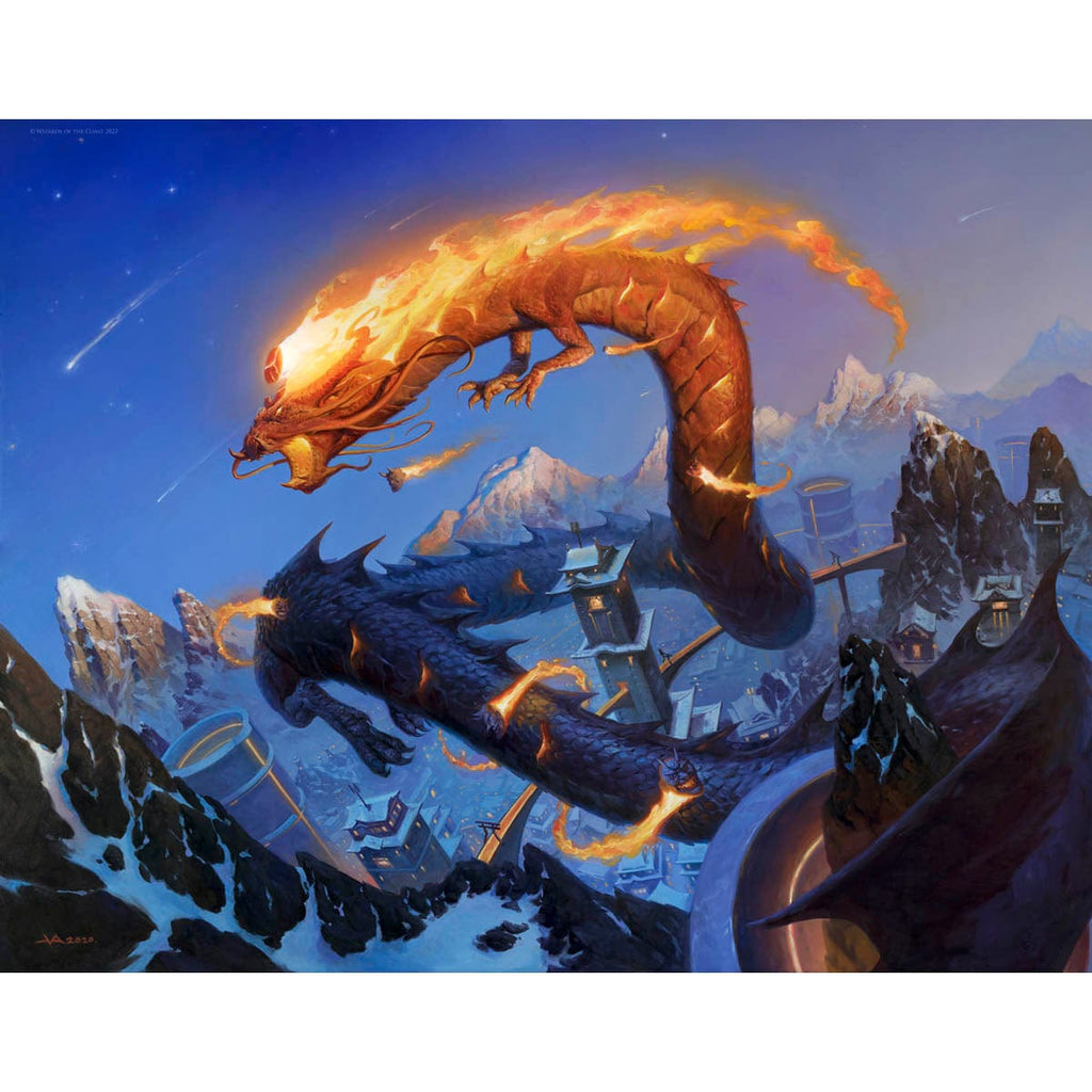 Atsushi, the Blazing Sky Print - Original Magic Art