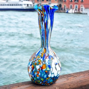 オリジナルムラノグラスの花瓶コレクション-ヴェネツィアで吹き飛ばされた