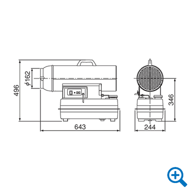 ジェットヒーター HPE150A1 | オリオン機械株式会社