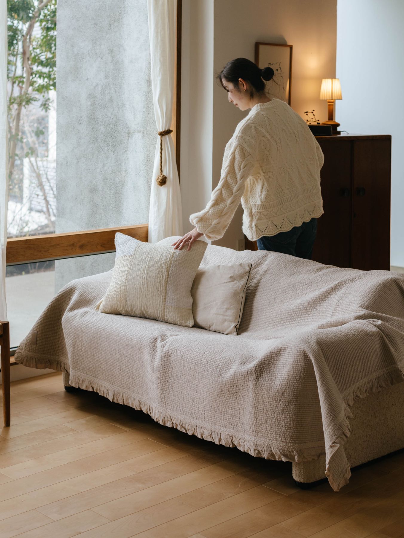 HUG Ō WäR × Orné de Feuilles イブルマルチカバー｜マルチカバー