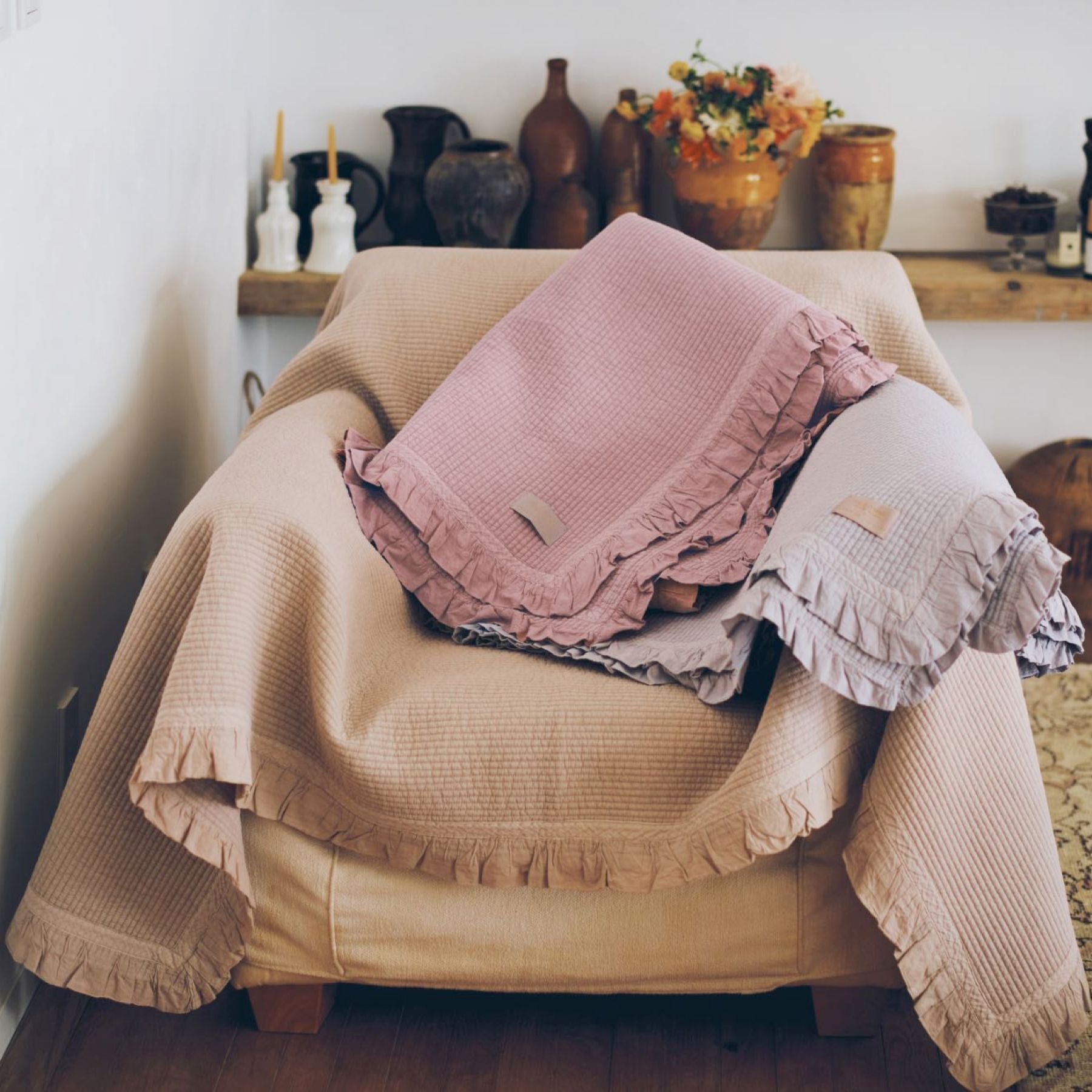 HUG Ō WäR × Orné de Feuilles イブルマルチカバー｜マルチカバー