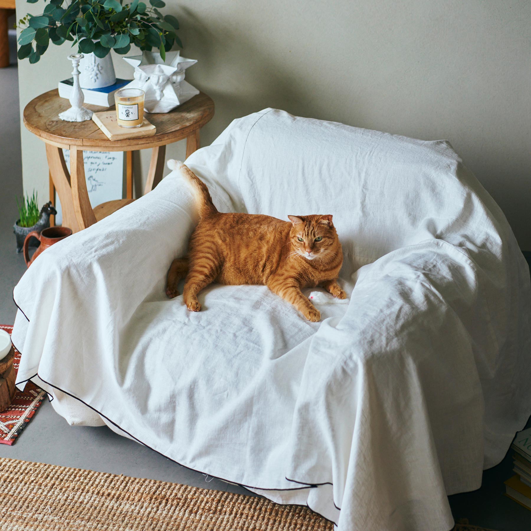 オリジナル・メロウステッチ リネンマルチカバー｜マルチカバー