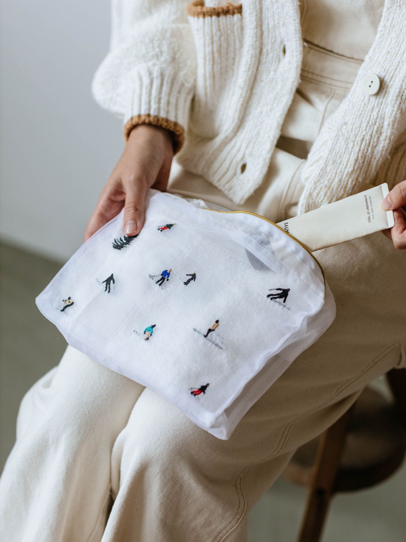 Brigitte Tanaka ミニポーチ／Pochette Skieurs｜ポーチ｜オルネ ド