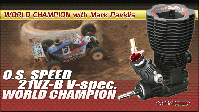 O.S.ENGINES web O.S.SPEED 21VZ-B V-Spec.