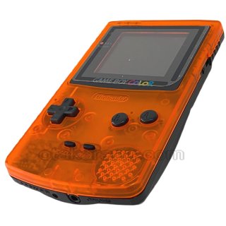 ゲームボーイカラー本体 (クリアオレンジ&クリアブラック)｜懐かしの