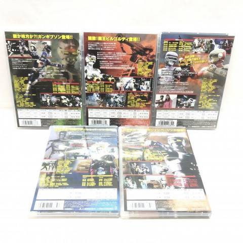 DVD 特捜ロボ ジャンパーソン 全5巻セット (初回特典/解説書付き) 買取