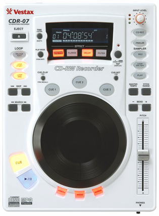 Vestax/CDJ+CD-RWレコーダー/CDR-07※SCRACH LIFE1枚プレゼント！ -DJ