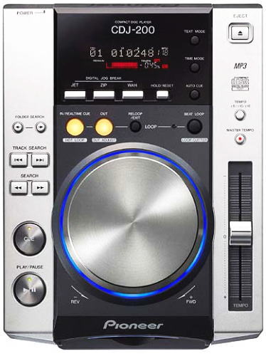 ◎Pioneer パイオニア CDJ-200 DJ用CDプレーヤー 再生確認済 ◎Pioneer