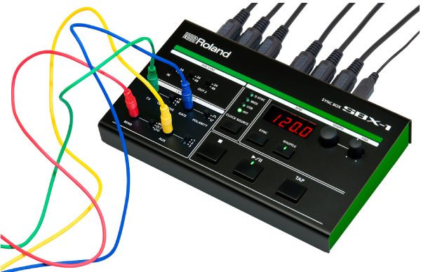 ROLANDのシンクボックス、AIRA SBX-1のご紹介ページです。