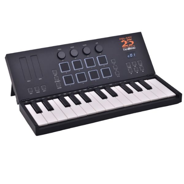 TAHORNG折りたたみ式MIDIキーボードFOL-KEY25