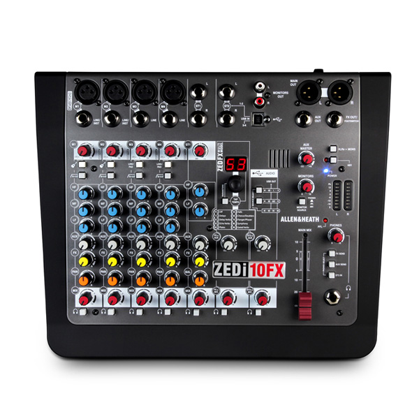 ALLEN&HEATH/PAミキサー/ZEDi-10FXのご紹介です。