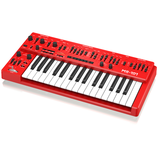 BEHRINGERのショルダーにもなるシンセサイザーMS101をご紹介いたします！